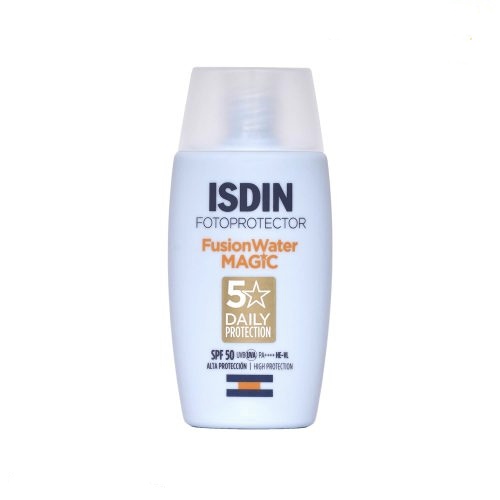 کرم ضد آفتاب فیوژن واتر SPF50 بدون رنگ ایزدین ISDIN حجم 50 میل اصل